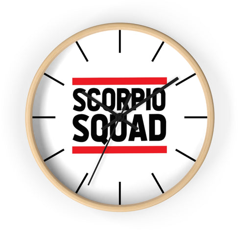Scorpio Squad Wall clock